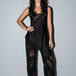 Load image into Gallery viewer, Yazmin Lace Pant- Black
