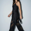 Load image into Gallery viewer, Yazmin Lace Pant- Black
