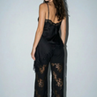 Load image into Gallery viewer, Yazmin Lace Pant- Black
