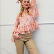 Load image into Gallery viewer, Rochelle Ruffle Top
