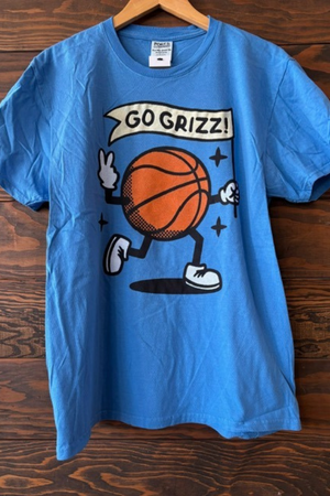 Go Grizz Blue Tee