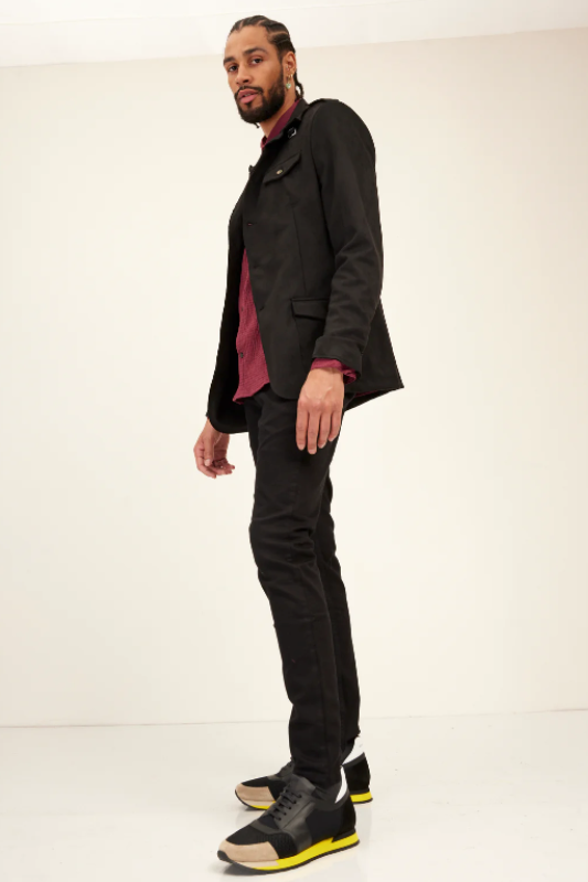 Sean Safari Jacket - Black