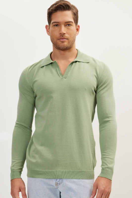 Johnny Polo Sweater - Mint