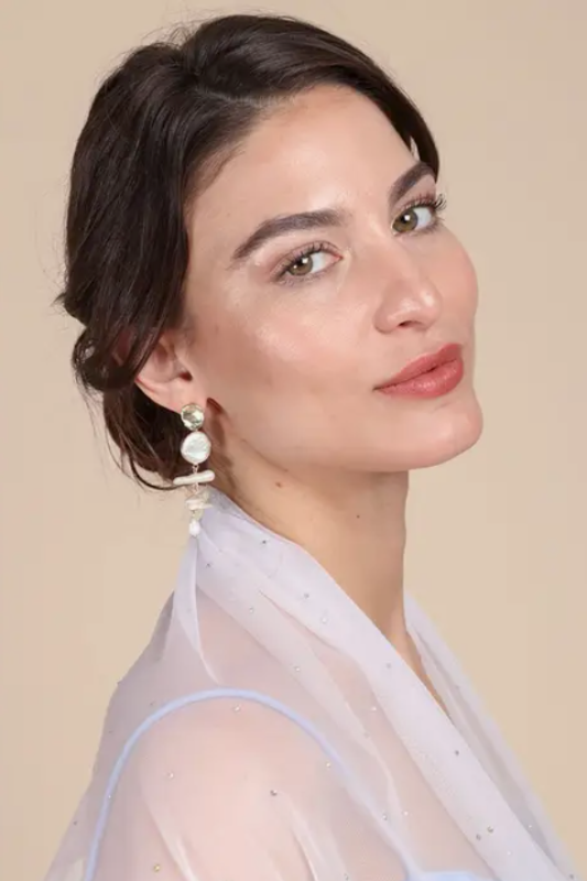 Baroque Pearl Drop Earrings