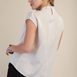 Load image into Gallery viewer, Sansa Satin Top - Cream
