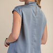 Load image into Gallery viewer, Sansa Satin Blouse - Slate
