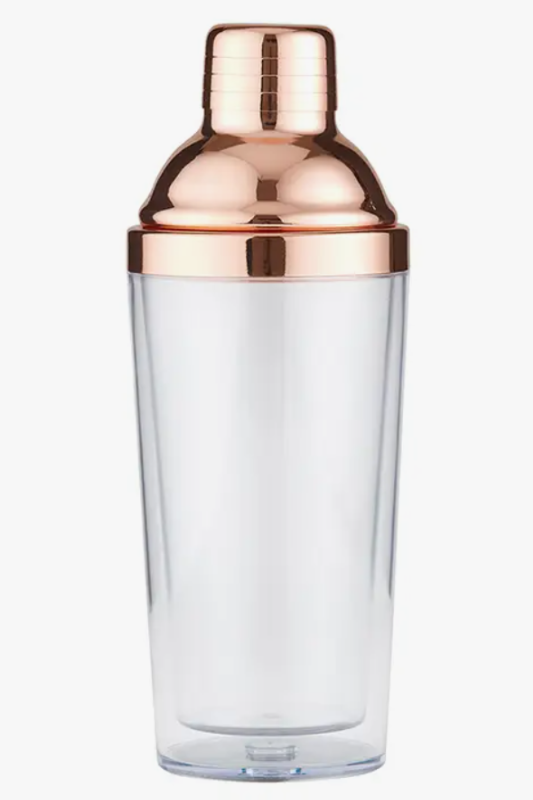 Rose Gold Cocktail Shaker