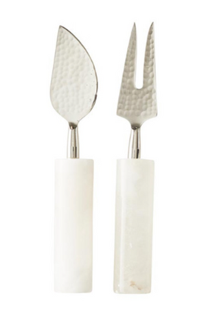 Alabaster Cheese Knifes