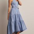 Load image into Gallery viewer, Jamie Denim Midi Dress
