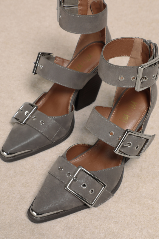 Hendrix Heel - Grey