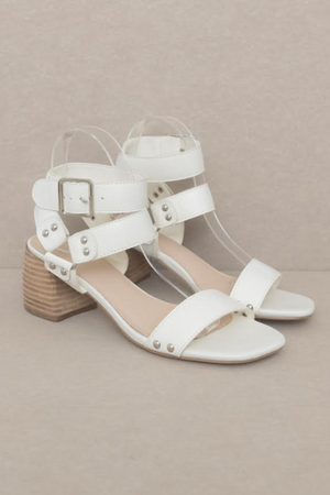 Emilia Sandal - White