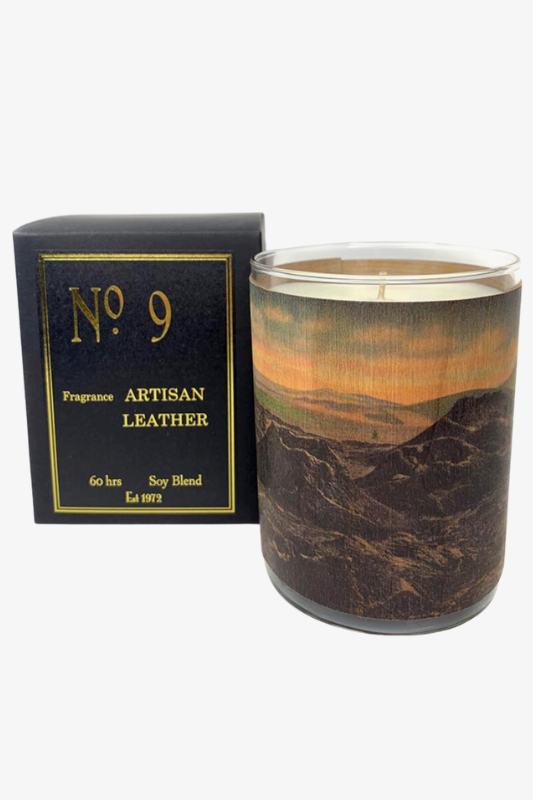 Artisan Leather Candle