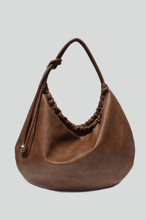 Dahlia Knot Tote - Khaki