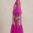 Load image into Gallery viewer, Estelle Tulle Kaftan- Pink
