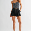 Load image into Gallery viewer, Jules Pleated Denim Short
