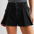 Load image into Gallery viewer, Jules Pleated Denim Short

