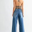Load image into Gallery viewer, Asher Straight Wide Leg Denim
