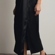 Load image into Gallery viewer, Cheyenne Satin Skirt- Black
