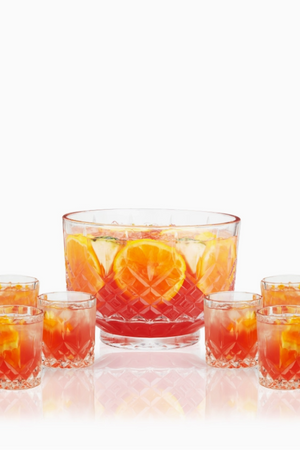 Admiral Punch Bowl & Tumblers