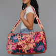 Load image into Gallery viewer, Floral Quilted Weekender
