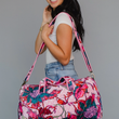 Load image into Gallery viewer, Floral Quilted Weekender
