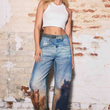 Load image into Gallery viewer, Wild Horses Barrel Jean
