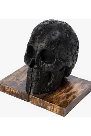 Gothic Skull Bookends