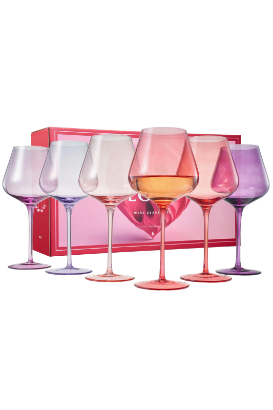 Love Wine Glasses (x6)