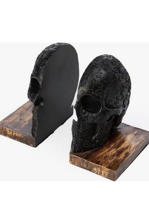 Gothic Skull Bookends