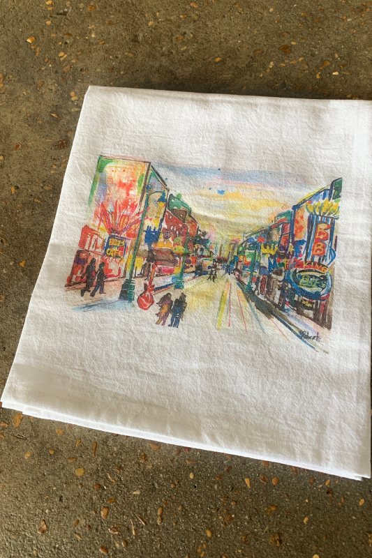Beale Street Tea Towel