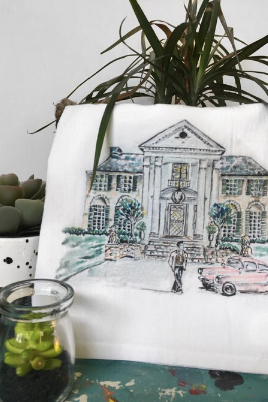 Graceland Tea Towel