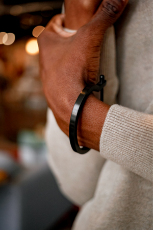 Black Screw Cuff