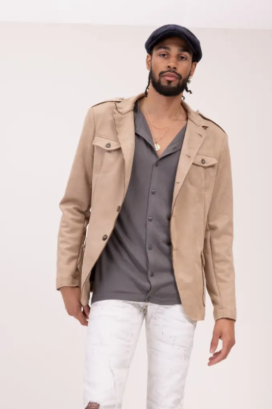 Sean Safari Jacket - Stone