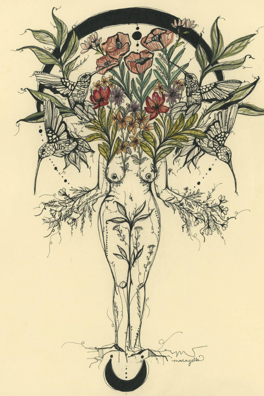Sweet Nectar Within - Marcy Ellis Giclee Print
