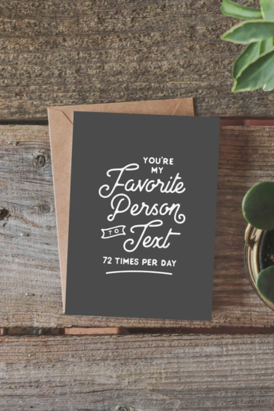 Favorite Person Card