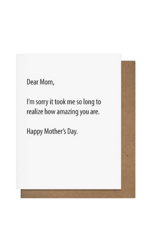 Amazing Mom Card