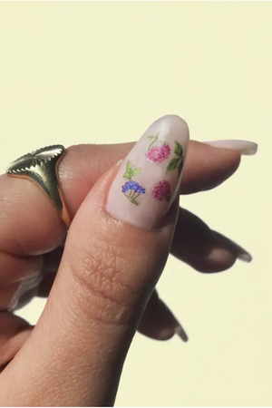 Pink Pony Nail Stickers