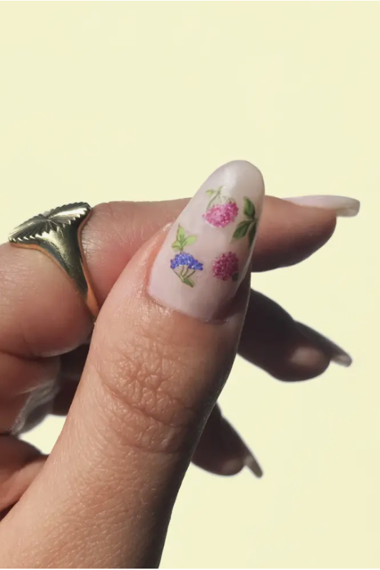 Pink Pony Nail Stickers